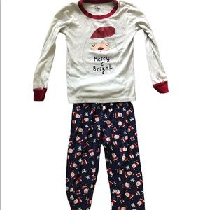 Gymboree Santa Kids Pajama Set